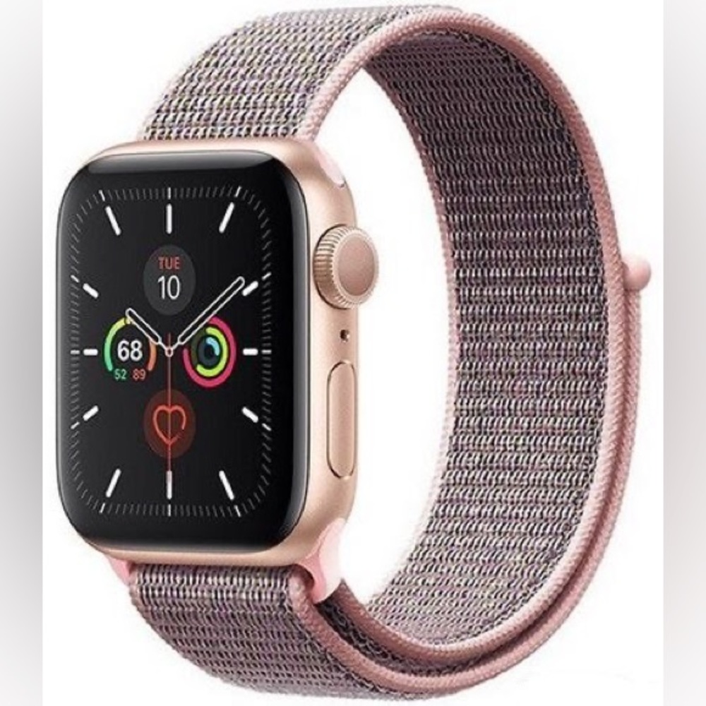 Pink Sand Nylon Apple Watchband